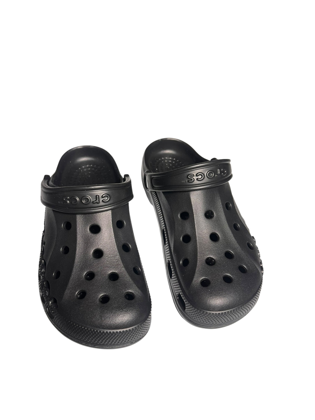 black cut clogs