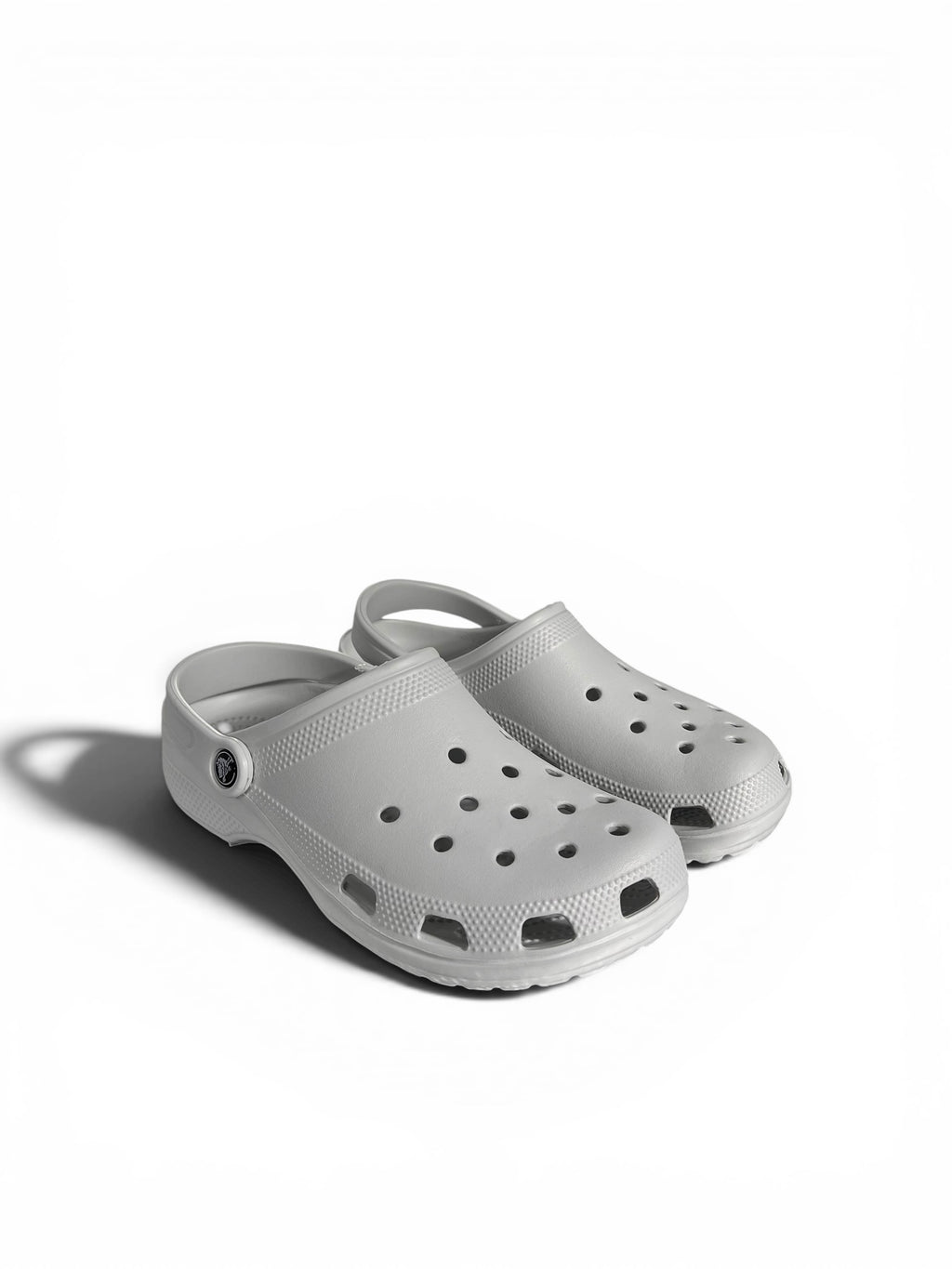 Grey clogs