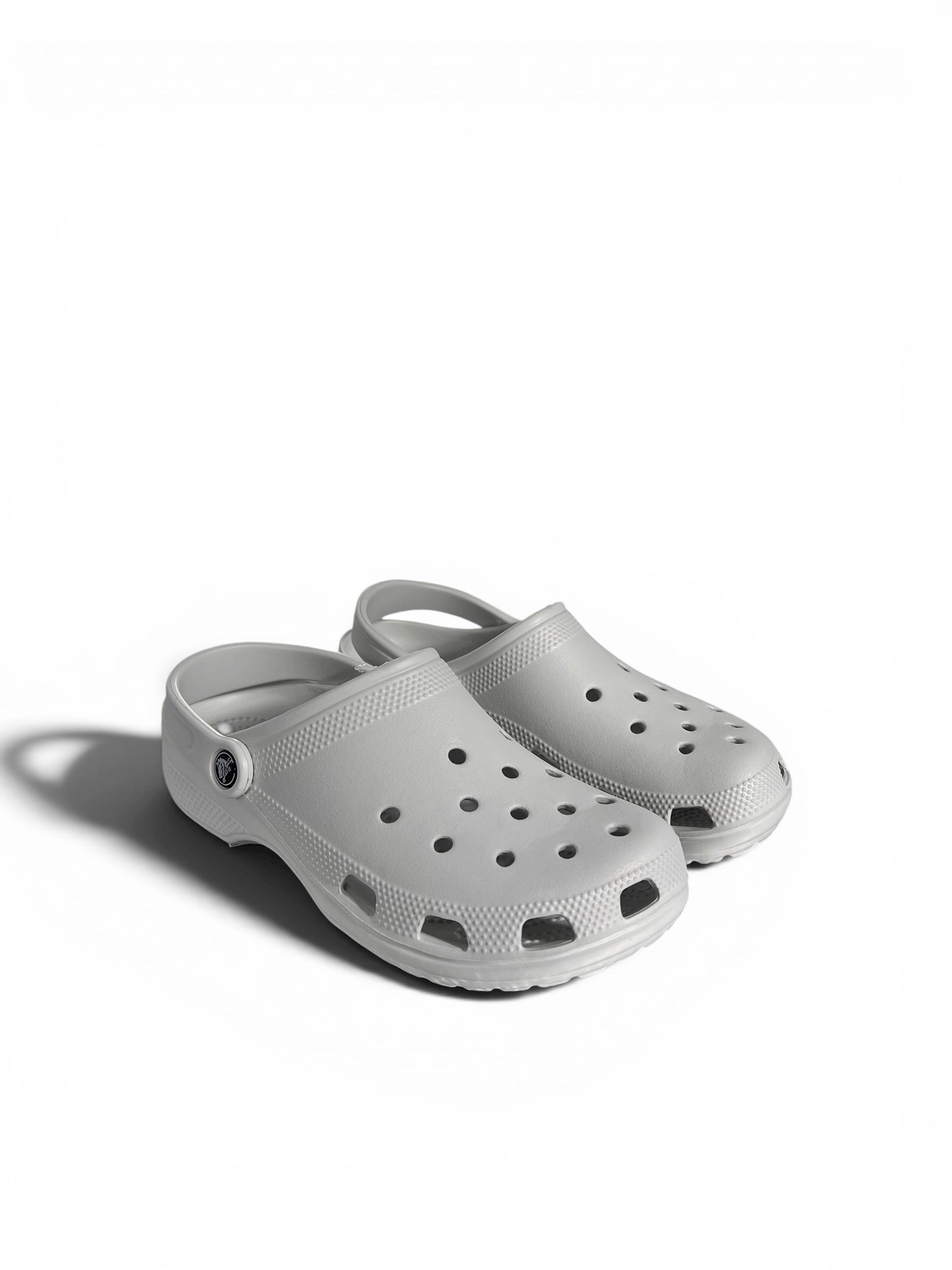 Grey clogs
