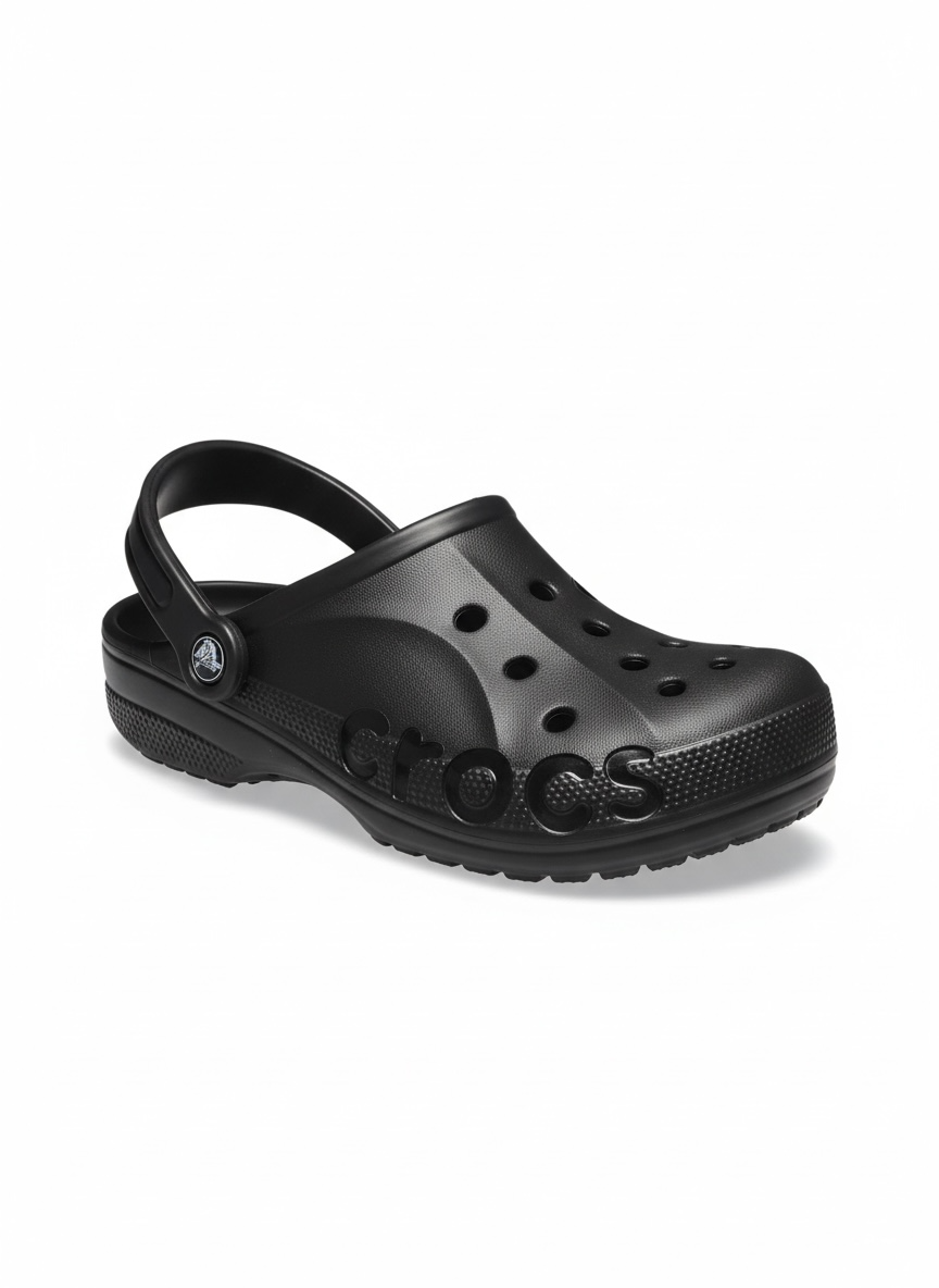 black cut clogs