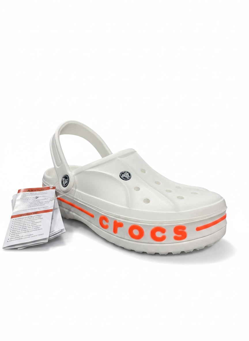 white org clogs